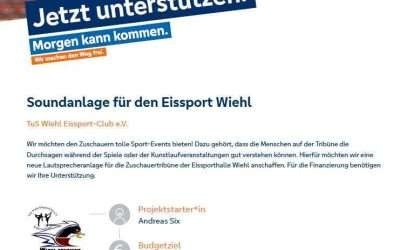 Viele schaffen mehr – Soundanlage für den Eissport Wiehl